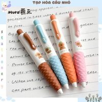 [New] Bút gel Mura M-8967 Capybara Chuột Lang Béo lùn dễ thương mực đen [Taphoagaunho]