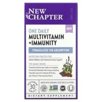 New Chapter One Daily Multivitamin + Immunity 30 Vegetarian Tablets