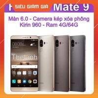 New Chính hãng  Điện thoại Huawei Mate 9 - Màn lớn 6.0 inch Ram 4G/64G Hàng đẹp .