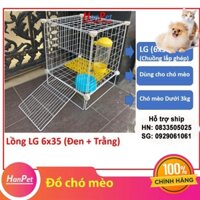 New- Chuồng chó mèo lắp ghép LG6x35 lồng chó mèo nhỏ dưới 3kg