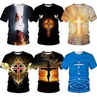 New cross fashion 3d knight templar cool t-shirt for men about jesus loving every christian t-shirt