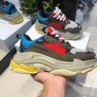 NEW CTY [FreeShip] [Xả Giá Sốc]. | Ảnh Thật | Giày Balen Triple S Xanh Đỏ Nam Nữ uy tín P new ༗ hot ↢