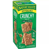 [NEW DATE : 05/2025] BÁNH NGŨ CỐC NATURE VALLEY CRUNCHY GRANOLA BARS OATS’n HONEY THÙNG 98 GÓI 2.05KG U.S.A