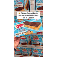 [NEW DATE : 06/2025] 🍫🥜 BÁNH XỐP GIÒN MỸ SKIPPY CREAMY PEANUT BUTTER & CHOCOLATE FUDGE WAFER BARS HỘP 22 THANH 792G USA