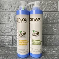 [NEW] Dầu gội xả DIVA ORGANIC CARE phục hồi và bảo vệ màu nhuộm 750mlx2 { New 2024 }