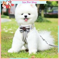 [NEW] Dây dắt thú cưng kèm yếm (Dây dắt chó mèo đi chơi, đi dạo)