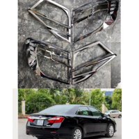 [new đẹp]Bộ Ốp viền đèn pha - viền đèn hậu viền đèn trước - sau Camry 2013-2016 mạ crom