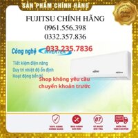 [New] Điều hòa Fujitsu 24000BTU 1 chiều inverter ASAG24CPTA-V, mới 100%, hàng chính hãng - -