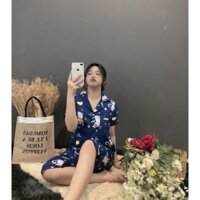 NEW Đồ Bộ Pijama Kate Đồ Ngủ Lững Ngắn Tay Free Size từ 40-60 kg Thiết Kế - Hàng Mới Về - NH store
