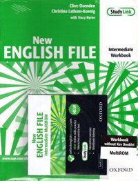 New English File Intermediate Workbook and MultiROM pack