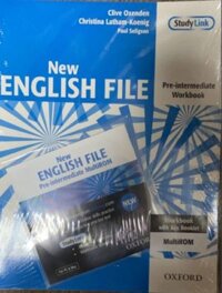 New English File Pre-Intermediate Workbook and MultiROM pack