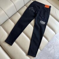 [New _ EVISU] Quần Jean Thêu Thương Hiệu Thời Trang Mới Slim Và Hợp Thời Trang Internet Người Nổi Tiếng Phong Cách Đa Năng Thường Ngày Thẳng Trous