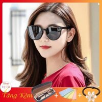 NEW [FULL BOX] Kính mát nữ cao cấp - Bộ gồm cả hộp đựng kính và khăn lau kính - Bảo hành 12 tháng Ship nhanh 8H XIÊU RẺ