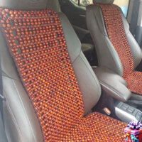 [NEW]  [GIÁ SỐC - HÀNG CHÍNH HÃNG] Sản Phẩm Đệm hạt gỗ tựa lưng massage lót ghế ô tô 100% gỗ Hương Đỏ tự nhiên cao cấp H