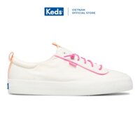 [NEW] Giày Keds Nữ- Kickback Canvas Pop White- KD065967