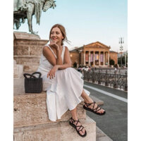 NEW - Giày sandals dây Teva Voya màu đen size 36 - auth