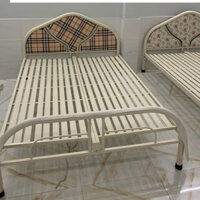 [NEW] Giường sắt đơn 80cm 1m 1m2 1m4 1m6 1m8 x 2m sơn tĩnh điện, sắt dày dặn cứng cáp chịu lực tốt giá xưởng
