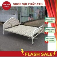 [NEW] Giường sắt đơn 80cm 1m 1m2 1m4 1m6 1m8 sơn tĩnh điện, sắt dày dặn cứng cáp chịu lực tốt giá xưởng.
