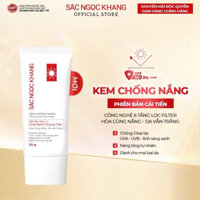 [New] Kem chống nắng SẮC NGỌC KHANG 50G chống nắng phổ rộng với 6 màng lọc Filter Chống tia UV, Ánh sáng xanh