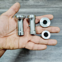 [NEW] KHÂU CẦN SỐ INOX 304 NGUYÊN KHỐI CNC TRANG TRÍ CHO NHIỀU DÒNG XE CAO CẤP CỰC CHẤT