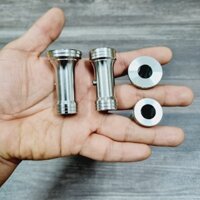 [NEW] KHÂU CẦN SỐ INOX 304 NGUYÊN KHỐI CNC TRANG TRÍ CHO NHIỀU DÒNG XE CAO CẤP CỰC CHẤT