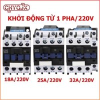 [NEW] Khởi động từ 1 pha 18A, 25A 32A AC 220V - HKS
