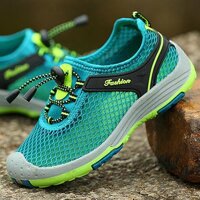 New Kids Hiking Shoes for Boys Sneakers Mesh Breathable Childrens Outdoor Sport Walking Shoes Anti Slip Wading Shoe