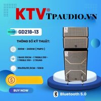 NEW. Loa Karaoke Di Động KTV 218-13 (5 Tấc)Công suất 2400W, KT:59*59*151.5cm