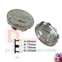 [NEW]  Logo chụp mâm, ốp lazang bánh xe ô tô Cadillac Escalade KDLK-009, đường kính ngoài 83mm