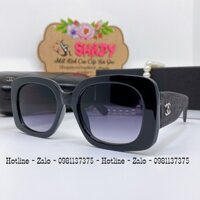 [New] Mắt Kính Nữ CN Vuông Đen Gọng Bọc Jean Cao Cấp