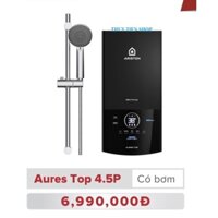 (NEW) Máy nước nóng có bơm Ariston TOP 4.5P - máy nước nóng trực tiếp - Hiển thị nhiệt độ Top 4.5P