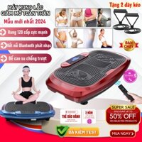[NEW] Máy rung lắc toàn thân giảm mỡ 120 cấp độ, Kết nối bluetooth - Máy massage rung toàn thân giảm cân, Máy tập bụng