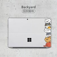 New Microsoft Mới Surface Pro5 Laptop Pro3 Màng Dán Pro6 Bảng Pro4 Máy Tính Màng Dán Lưng Book 2 Nữ Cá Tính Sáng Tạo Go Body laptop 2 Ốp Lưng Bảo Vệ 3 M GiấY Dán