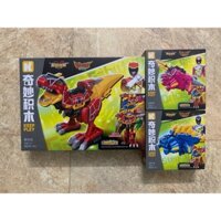 [NEW] Mô Hình Gạch Lắp Ráp Kyoryuger Zyuden Sentai - Siêu Nhân Khủng Long Pin Thú Điện Long - Đồ Chơi Chính Hãng Có Khớp