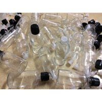 New New 20 Lọ thủy tinh trong nắp đen đựng tinh dầu 100ml