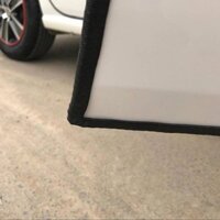 New New Nẹp viền chữ U cao su lõi thép trang trí và chống xước nẹp viền cánh cửa ô tô cuộn 10m