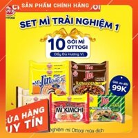 New -  New -  [Set Mì Trải Nghiệm 1] 10 gói Mì Ottogi đầy đủ hương vị - Siêu hot.