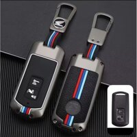 (NEW) Ốp Chìa Khóa Smartkey Xe Máy Honda Airblade Lead Vario Hợp Kim Kẽm 2 Nút - Ruột Silicon Phản Quang