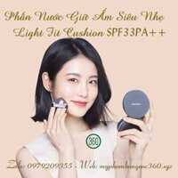 [new] Phấn Nước Giữ Ẩm Kiềm Dầu Siêu Nhẹ Da Innisfree Light Fit Cushion SPF33 PA++ 14g