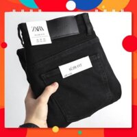 New [Phong Cách Sơn Tùng MTP] Quần Jean Nam Đen Rách Gối Chất Bò Co Dãn Siêu Bền Đẹp -aj224 ཉ
