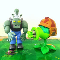New Plants vs. Zombies Zombie King Tiến sĩ Gatling Súng Máy Nut Đạn Trẻ em Bé trai Đồ chơi tương tác Giải nén ZJQX