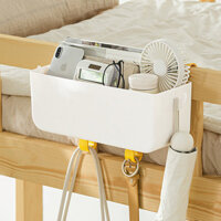 New Product#[1848Positive Review]Nachuan Dormitory Upper Bunk Bedside Storage Rack Dormitory Essential Bedside Organizer Box Phone Holder Student Bedside Hanging Basket1mj