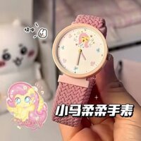 New Product#2024New Soft Same Style Good-looking Watch Female Student Junior High School Cute Simple Contrast Color Niche Watch4wu