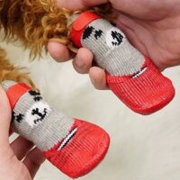 New Product#[30Hot Sale3782Pieces]Dog Socks Teddy Waterproof Small Dog Autumn Winter Shoes Cat Scratch-Resistant Foot Covers Pet Knee Pads Non-Slip Shoe Covers1mj