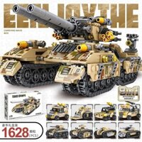 New Product#[6690People Collection]Military Crawler Armored Car for Boys Police Compatible with Lego Blocks Tank Car Whack-A-Mole Toy Gift1mj