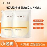 New Product#90ml Xiaomihu Cleansing Honey Face Wash Amino Acid Cleanser Deep Cleansing Pores Oil Control Gentle Refill4mj