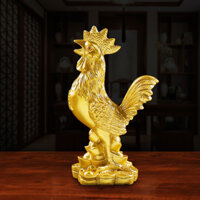 New Product#Golden Rooster Decoration GOLDEN ROOSTER Ornament Zodiac Resin Office Home Desktop Decoration4wu