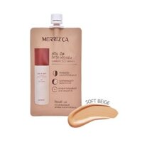 New Product#[Long-lasting Coverage]Thailand MerrezCa Liquid Foundation Concealer Oil Control Long-lasting Lightweight Waterproof Sunscreen bb Portable Cream Natural Moisturizing1mj