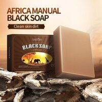 New Product#Popular Essential Oil Soap SADOER African Handmade Essential Oil Black Soap Universal Body Cleanser1mj
