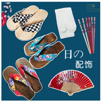 [New Products in Stock]Japanese Kimono Accessories Men's Geta Women's Geta Kimono Fan Socks Quality Assurance OENT